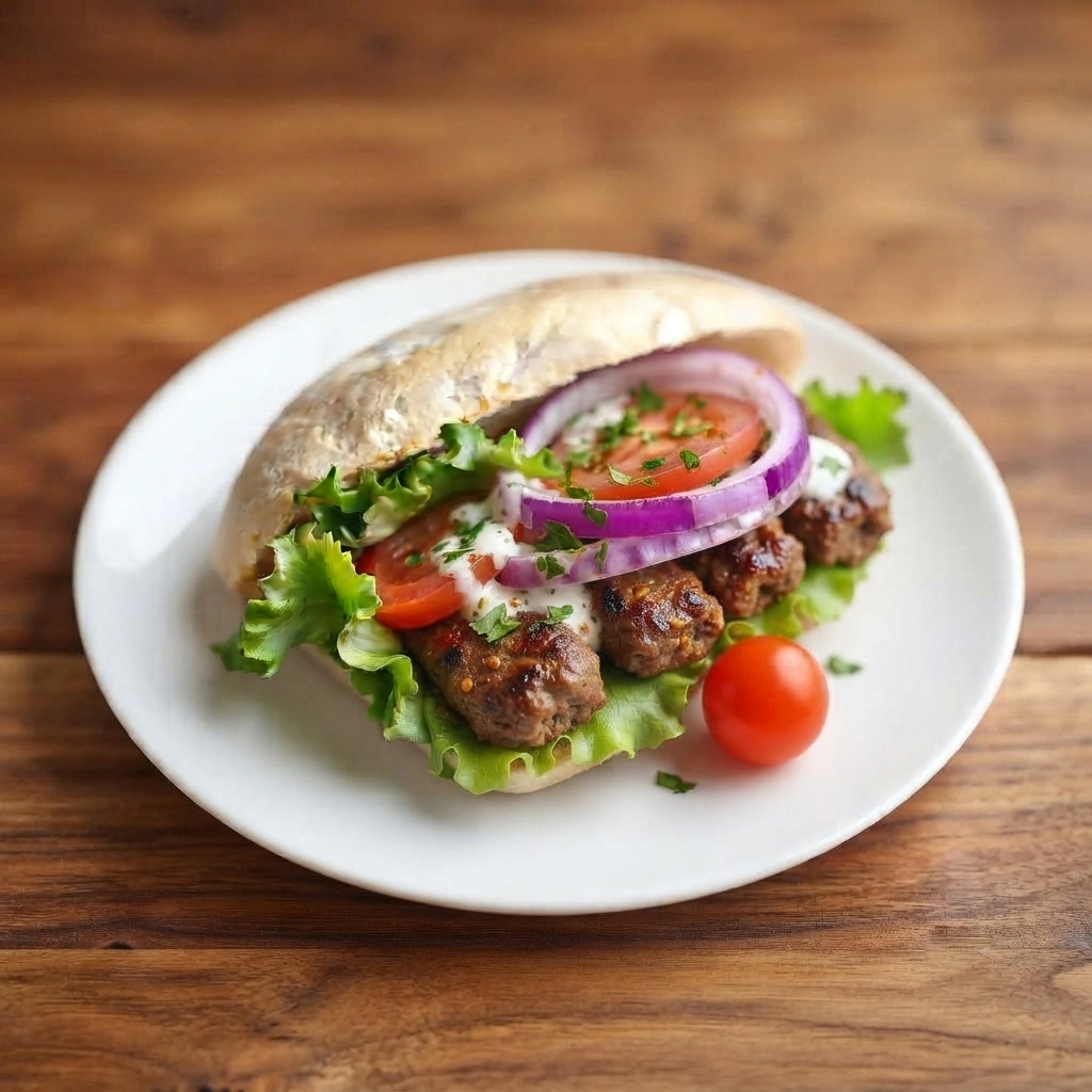 Beef Kebab Sandwiches