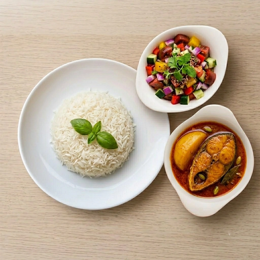 Rui Fish White Rice