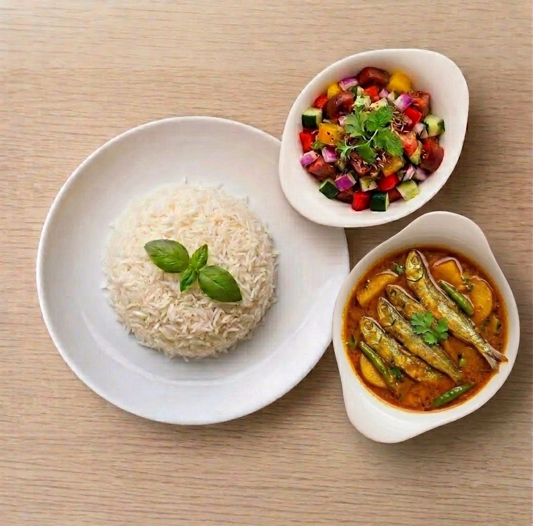 Batashi Fish White Rice